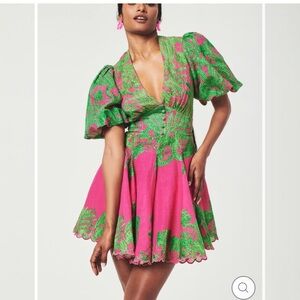 NWT HEMANT & NANDITA GOA LINEN DRESS